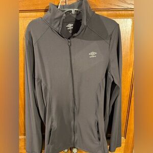 Umbro Women's Charcoal Full-Zip Jacket